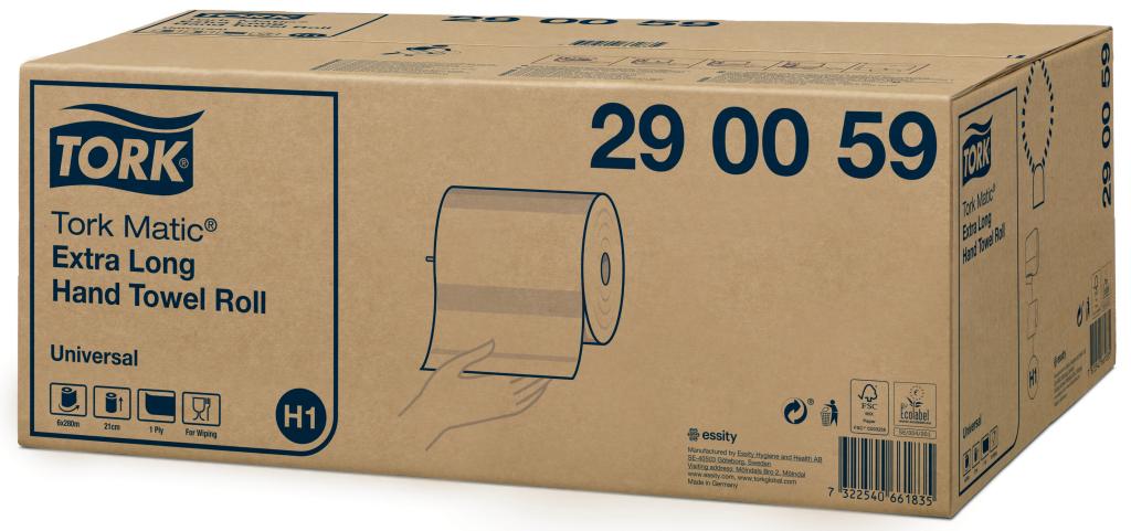TORK MATIC H1 UNIV XLANG ROLHANDDOEK 1L 6RL