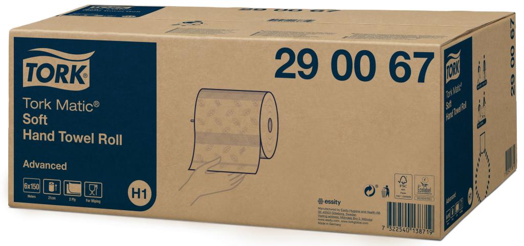 TORK MATIC ADV SOFT HANDTOWEL ROLL 290067