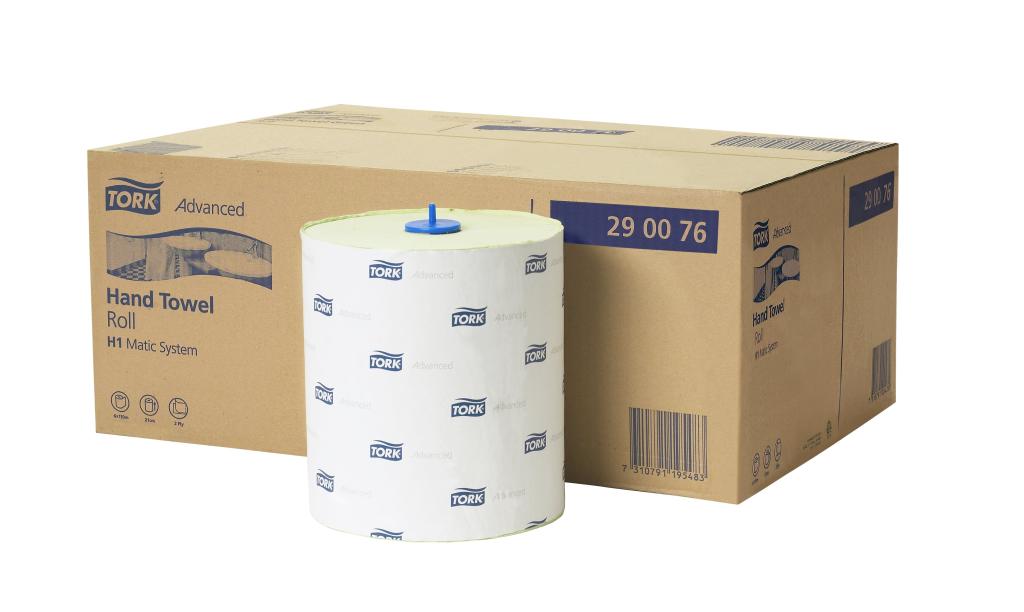 TORK MATIC H1 ROLHANDDOEK GROEN 2L 6RL 290076