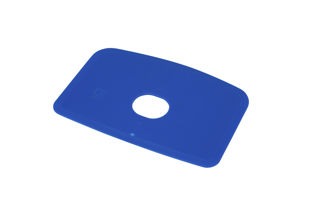 HCS DEEGSCHRAPER RECHT MET GAT BLAUW 