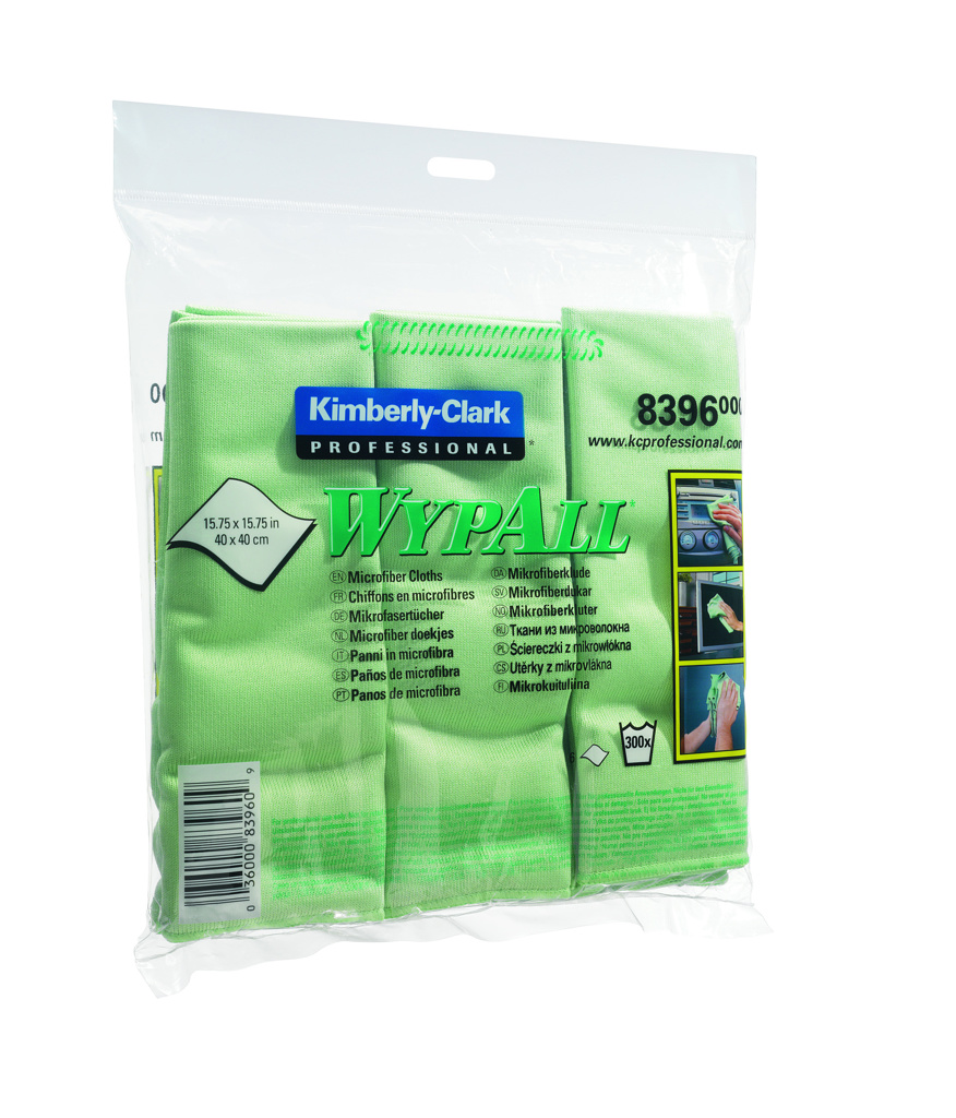 WYPALL MICROVEZELDOEK GROEN 6ST C8396