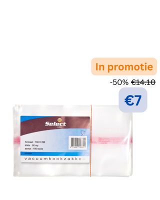 SACHETS DE CUISSON 100PCS 15*25CM