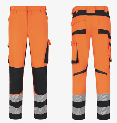 SCUTI HIVIS BROEK HEREN ORANJE/ZWART EU50