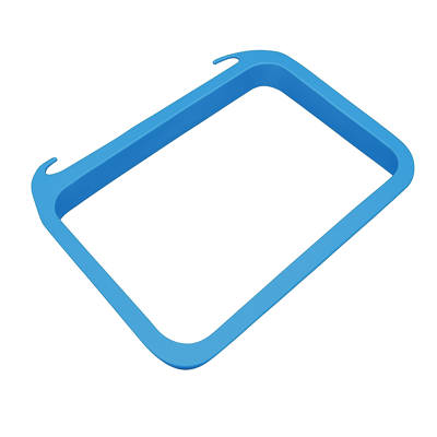 SPANRAAM AFVALZAKHOUDER 2*70L