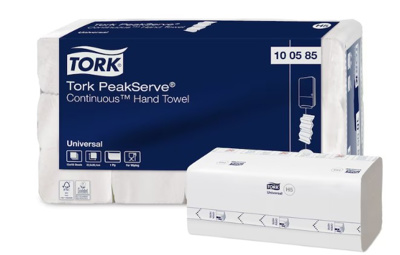 TORK PEAKSERVE H5 ESSUIE-MAINS BLANC 1P 4920PC
