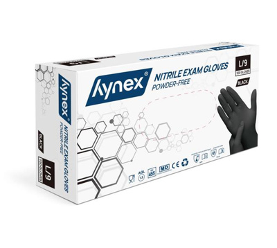 HANDSCHOEN NITRIL ZWART L 100ST 