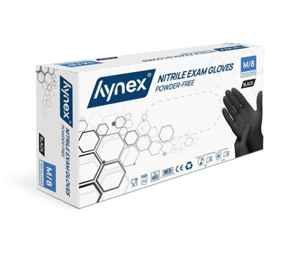 HANDSCHOEN NITRIL ZWART M 100ST 