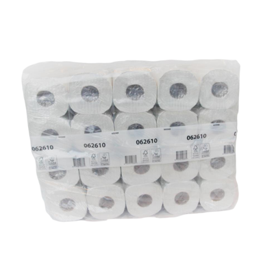 PAPIER TOILETTE 400CP 2 PLIS BLANC 40RLX 062610