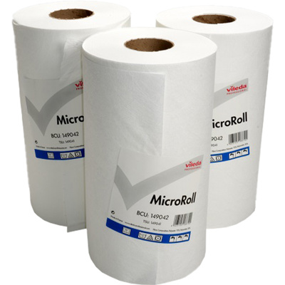 VILEDA MICROROLL 200 MICROVEZELDOEK WIT 4RL