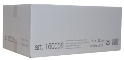 ++ESSUIE-MAINS 2PLIS ZZ BLANCS 25*23CM 274060--