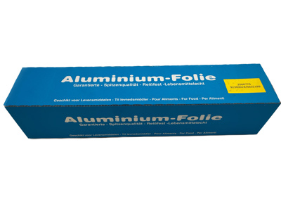 ALUMINIUMFOLIE BOX 45CM*150M 15Mµ