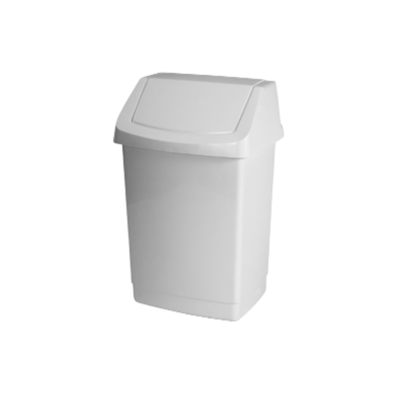 POUBELLE SWING 9L BLANC