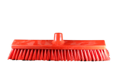 VEEGBORSTEL EB 40CM ZACHT ROOD