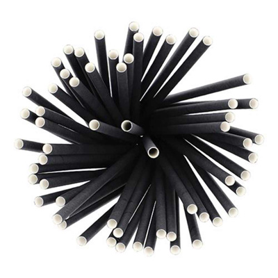 RIETJES KARTON ZWART 8MM*25CM 250ST