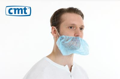BAARDMASKER MET ELASTIEK BLAUW 100ST