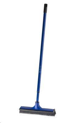 RUBBEREN BORSTEL MET WISSER EN TELEST. BLAUW