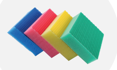 COLOR CLEAN HACCP SPONS 4ST GEEL