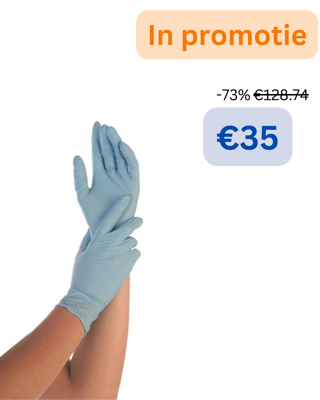 NITRIL SAFE PREMIUM BLAUW XL 10*100ST