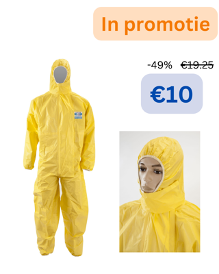 COMBINAISON CHEMDEFEND 310 JAUNE XXL