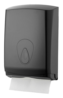 HANDDOEKDISPENSER MIDI ZWART 3342