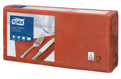 TORK LUNCH NAPKIN TERRACOTTA 477216