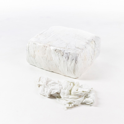 POETSLAPPEN INTERLOCK WIT 10KG