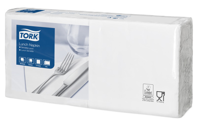 TORK LUNCH NAPKIN WHITE 2000ST