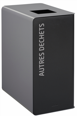 CUBATRI 65L GRIS SANS SERRURE