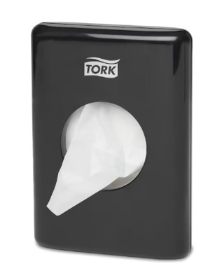 TORK SANITARY TOWEL BAG DISP. ZWART