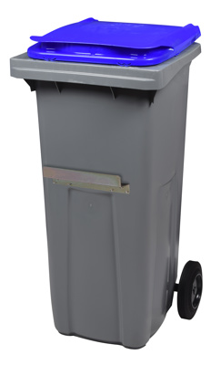 KOROK CONTAINER GRIJS/BLAUW 240L