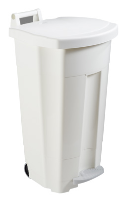 BOOGY MOBIELE PEDAALEMMER 90L WIT/WIT