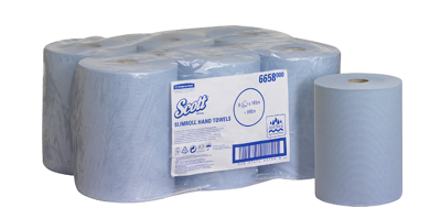 SCOTT SLIMROLL 6*165M BLAUW 1L C6658