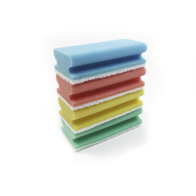 SCHUURSPONS ECOLAB BLAUW 10ST