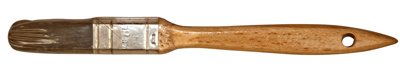 VERFBORSTEL PLATTE STEEL 3/4"