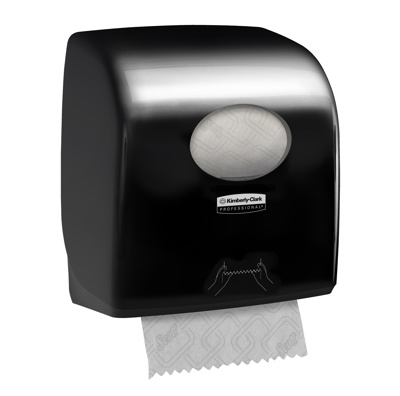AQUARIUS ROLHANDDOEK DISPENSER ZWART C7376