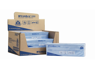 WYPALL X50 WERKDOEK BLAUW 6*50ST C7441