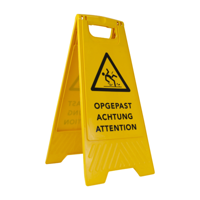 WAARSCHUWINGSBORD GLADDE VLOER