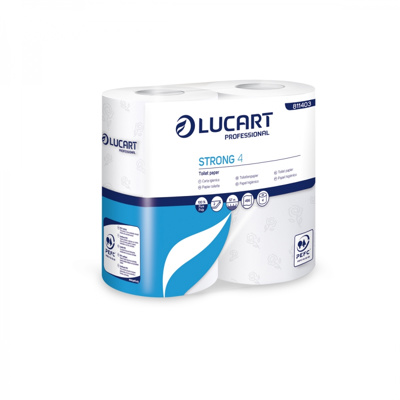 LUCART TOILETPAPIER STRONG 2L 496V --