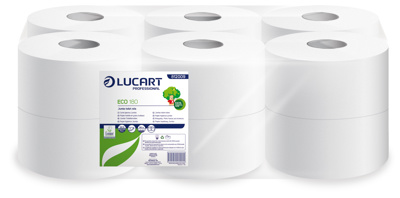 LUCART TOILETPAPIER MINI JUMBO ECO 12*180M
