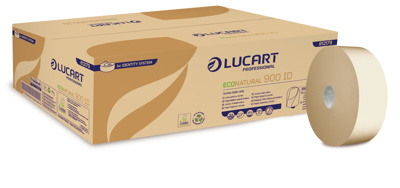 LUCART TOILETPAPIER ECONATURAL 900ID 2L 12ROL