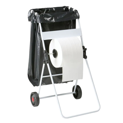 ENROULEUR MOBILE AVEC SUPPORT DE POCHE EN ACIER