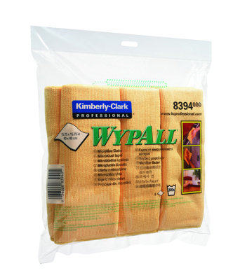 WYPALL MICROVEZELDOEK GEEL 6ST C8394