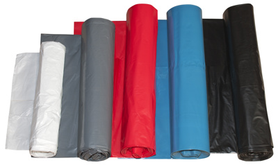 VUILZAK 90*120CM 35Mµ ROOD HD 10*20ST