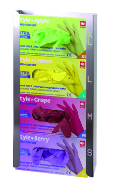 SUPPORT BOITE GANTS INOX