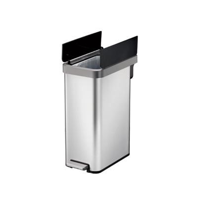 PEDAALEMMER II MAT RVS EKO 45L ZWART