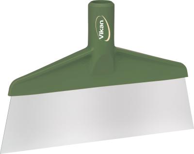 VIKAN VLOERSCHRAPER GROEN RVS BLAD 26CM