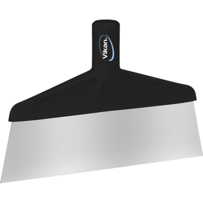 VIKAN VLOERSCHRAPER ZWART RVS BLAD 26CM