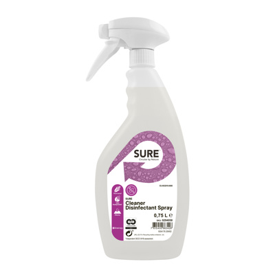 SURE CLEANER DISINFECTANT SPRAY 6*750ML