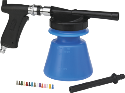VIKAN SCHUIMPISTOOL BLAUW 1,4L
