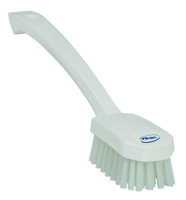 VIKAN HANDBORSTEL MEDIUM WIT 26CM